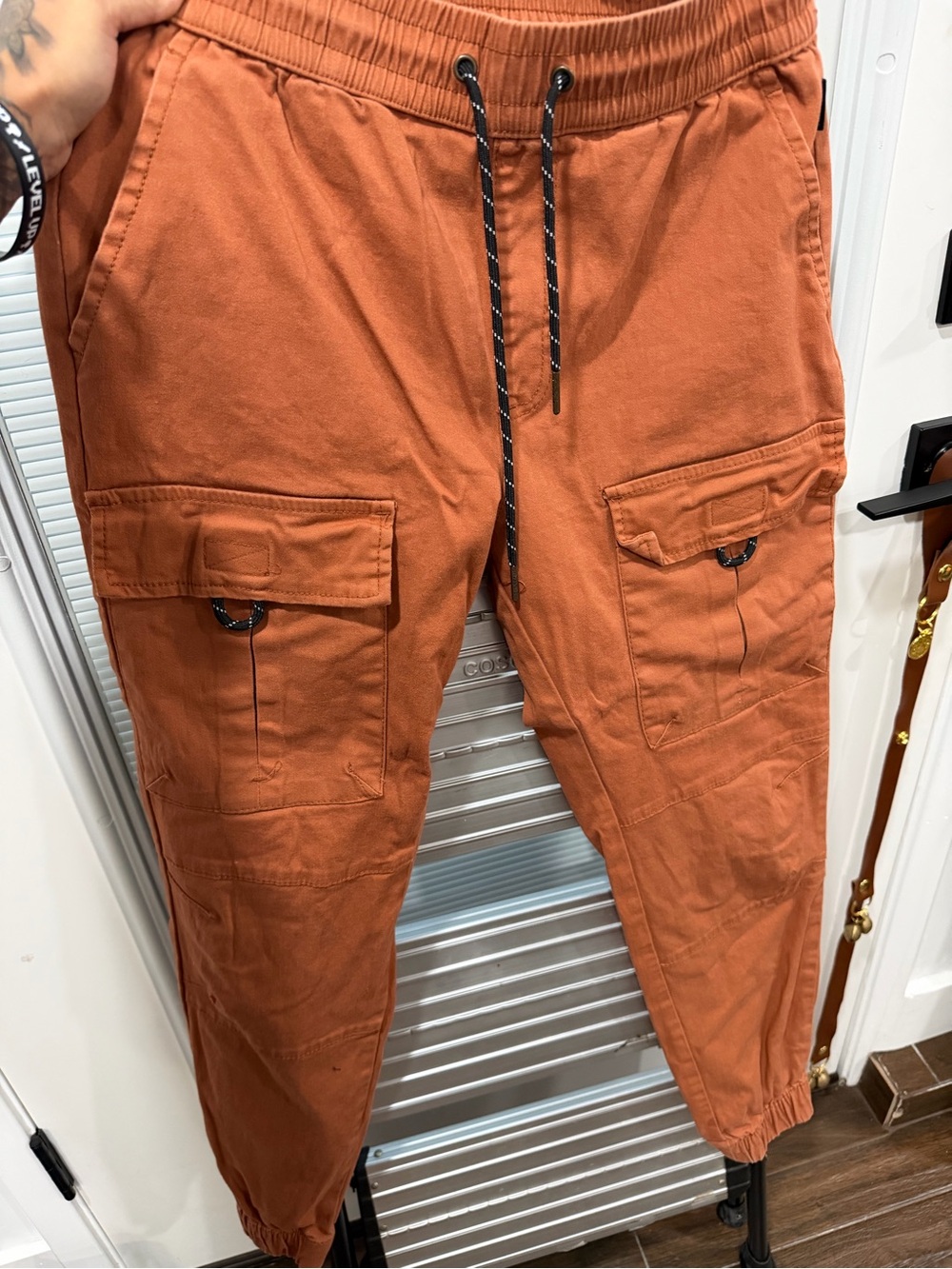 Ring of Fire Men's Rust Cargo Joggers